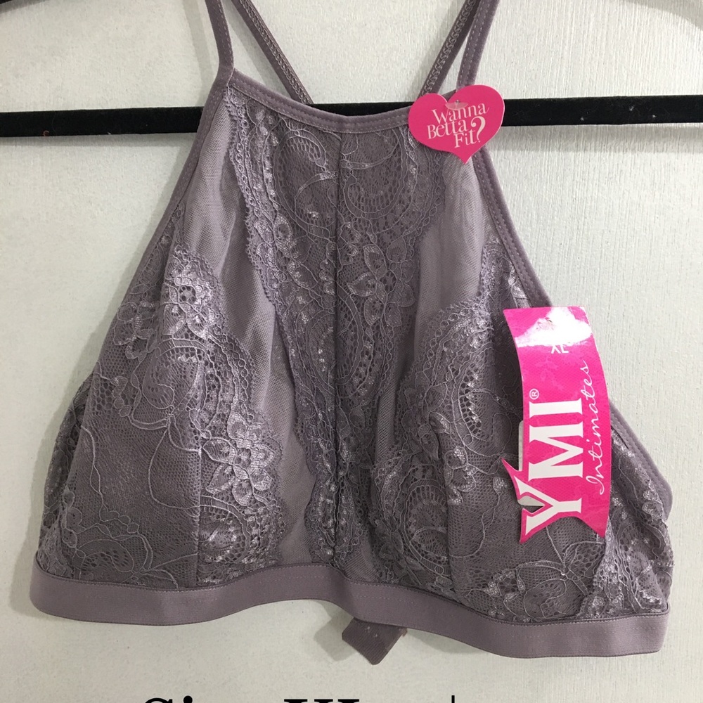 YMI Purple Lace Padded Bralette